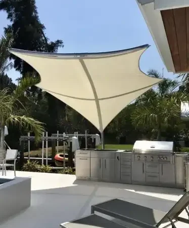 Element Squared Modern Shade Structure